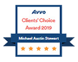 Avvo Clients' Choice Award 2019 | Michael Austin Stewart.